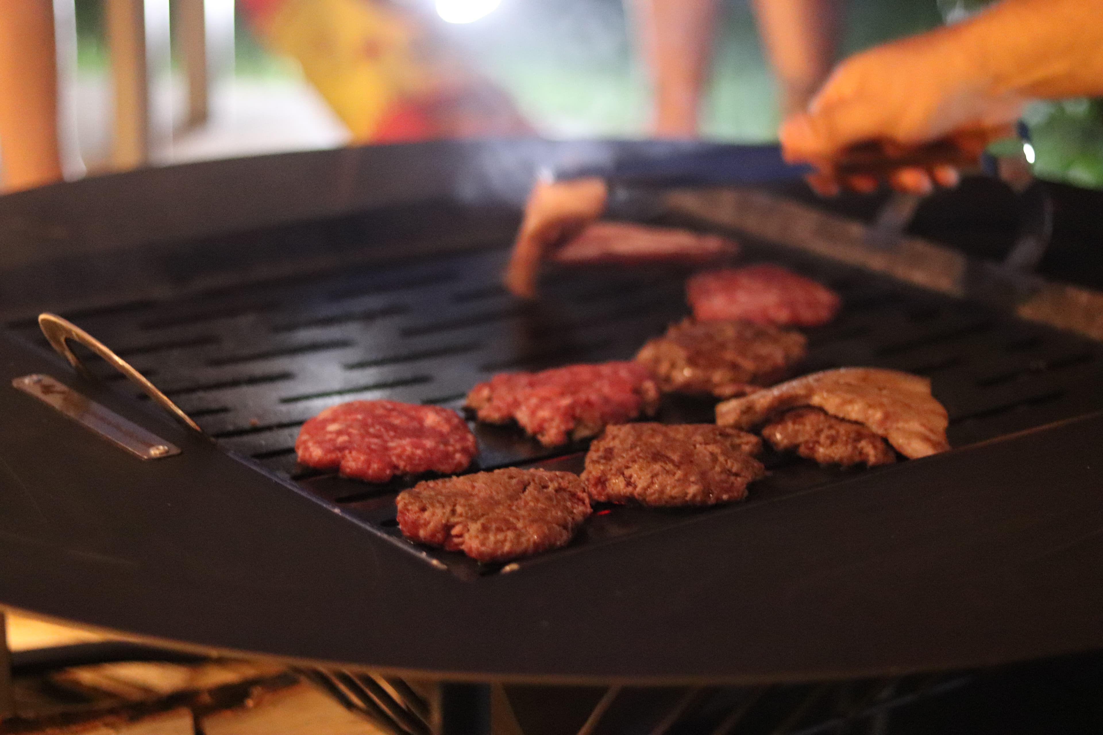 Delicious food prepared on Avalon outdoor kitchen